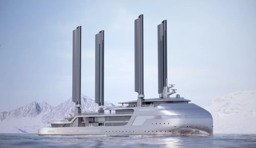Bow in polar waters