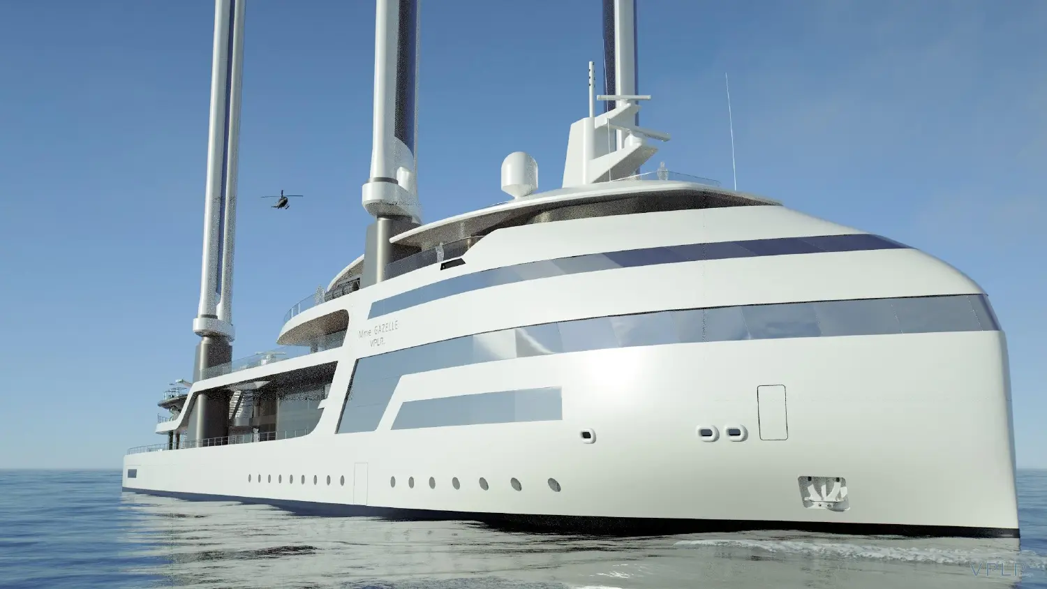 Wind Voyage MG89 — 89m wingsail explorer yacht